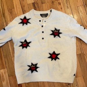 Scotch and soda star sweater for women